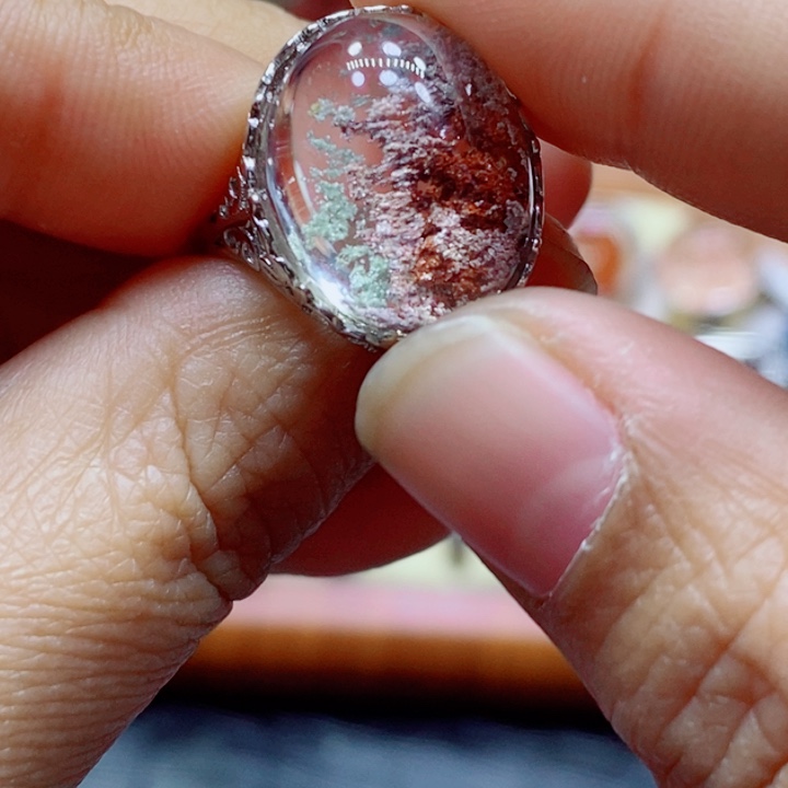 水晶戒指未镶嵌水晶
