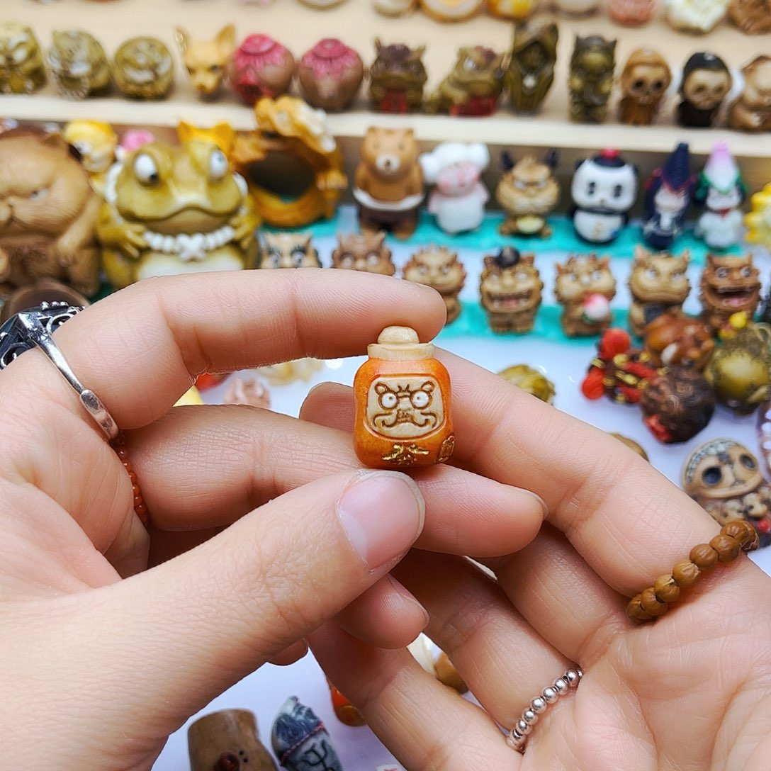 鹿骨摆件手工雕刻配饰