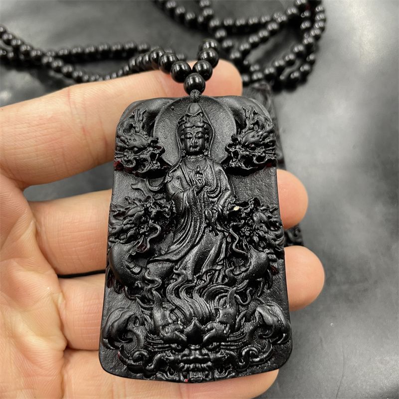 观音无事牌脖挂 