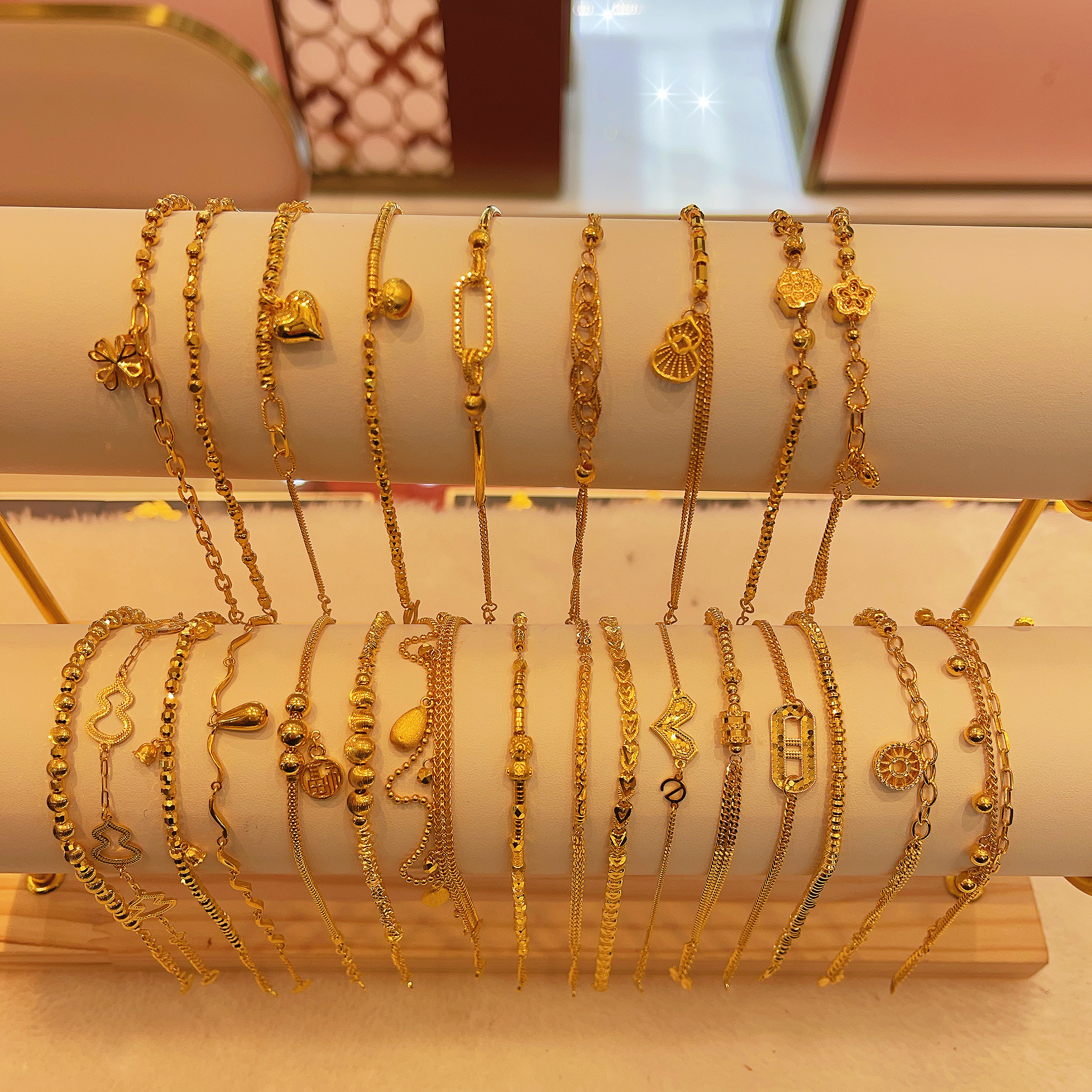 足金999精品款手链5G黄金手链精致时尚经典百搭足金999手链合集