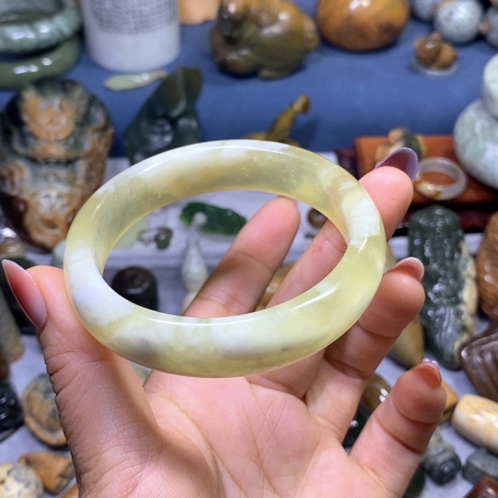 蛇纹石玉未镶嵌岫玉58.5 口特价