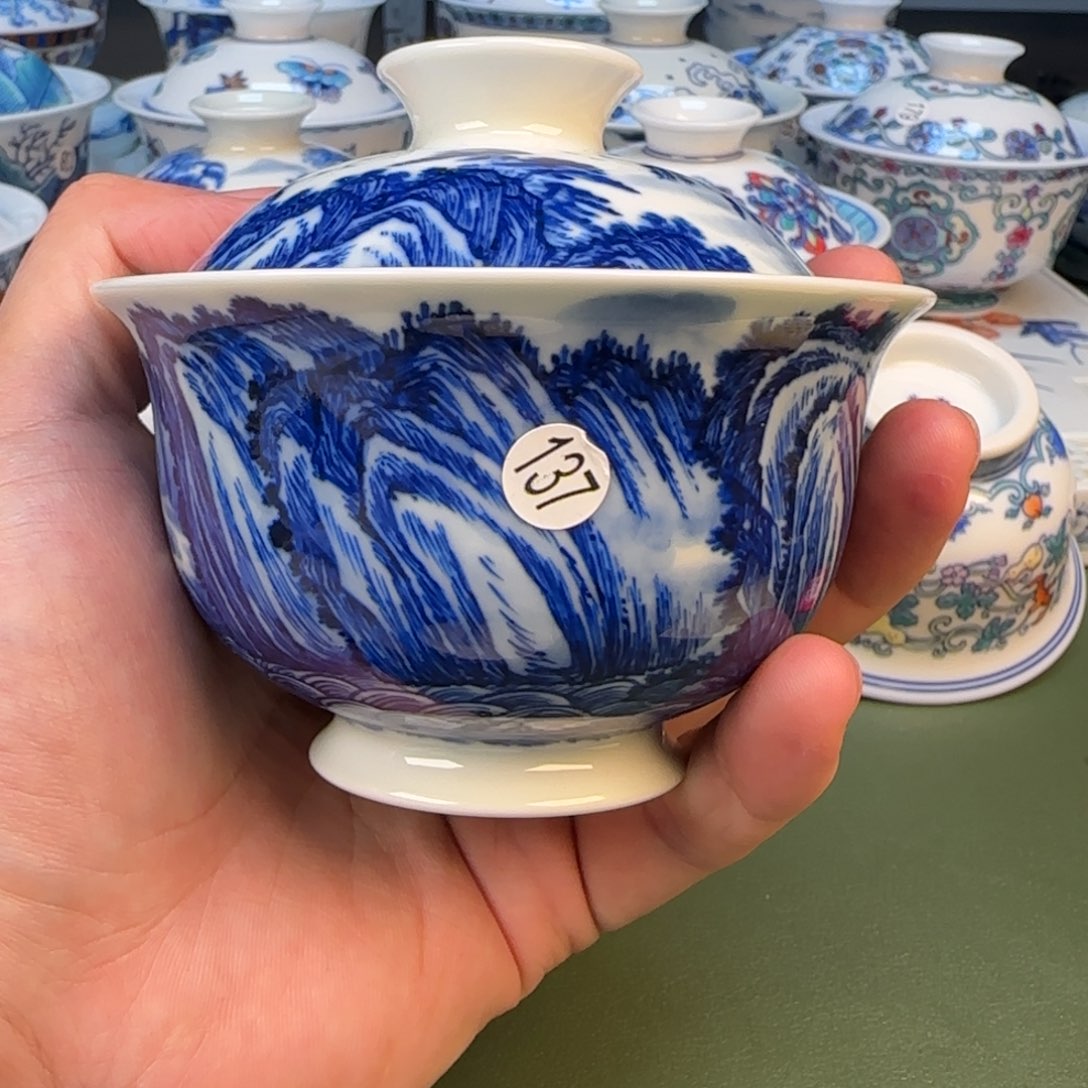 彦祖纯手工手绘茶具137