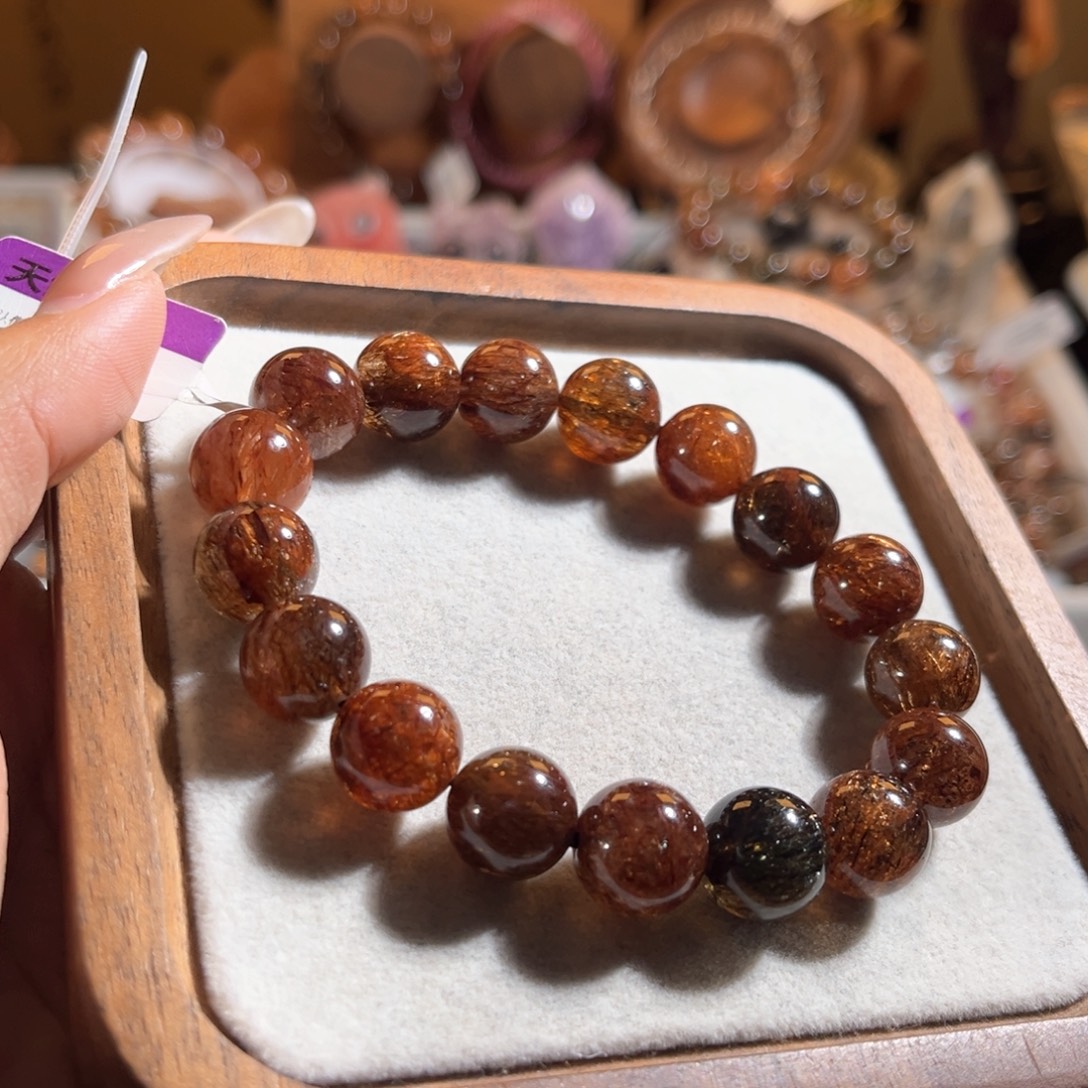 水晶手链未镶嵌黑金超12m