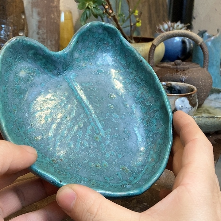 摆件手工高温原矿窑变