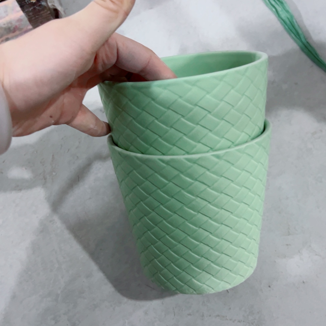 有孔，陶瓷花盆满10米包邮发货