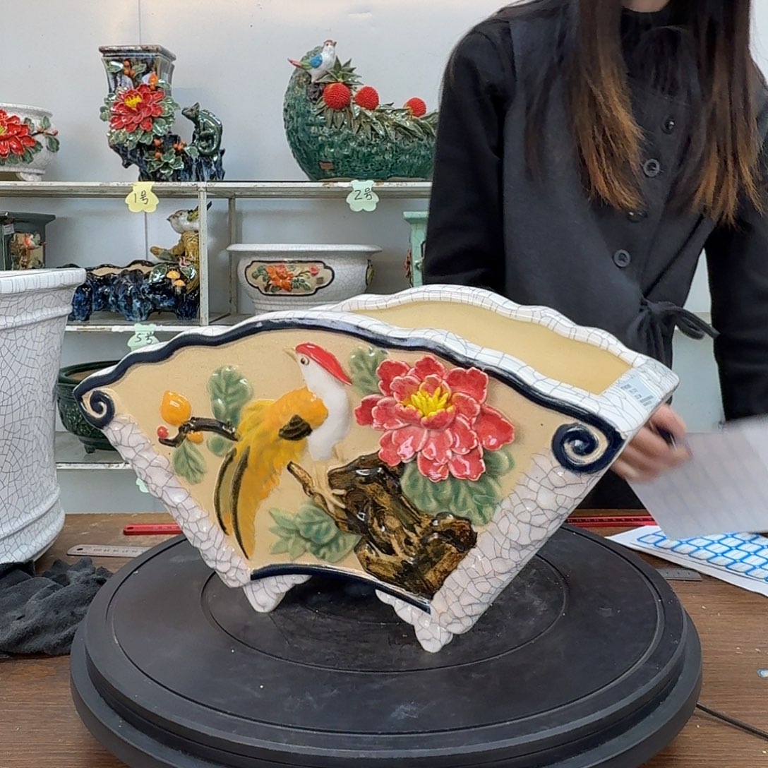 绿***食石湾盆石湾盆石湾盆