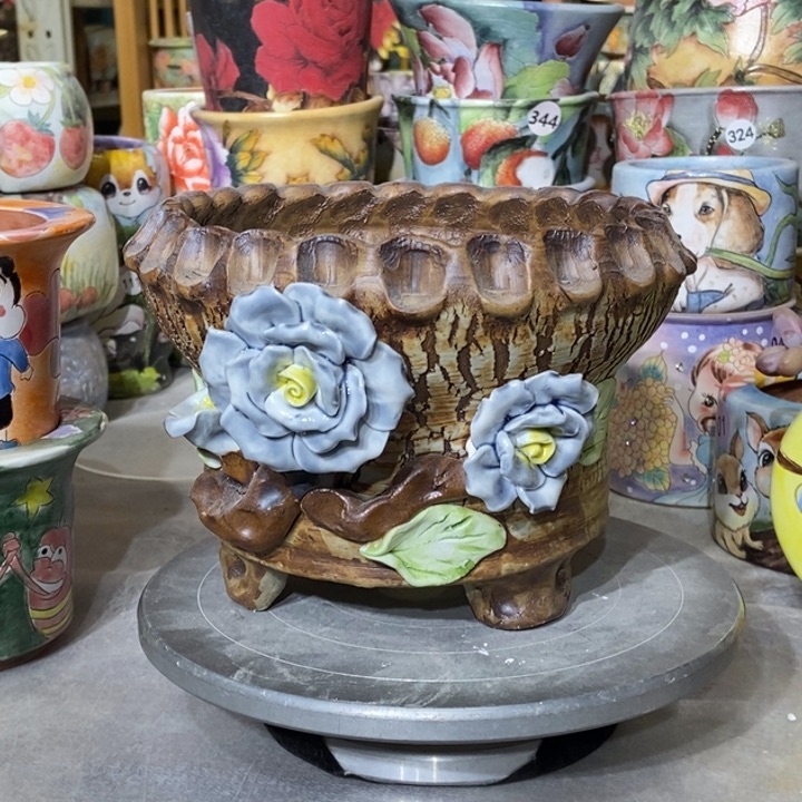 红陶景德镇艺术手绘作品