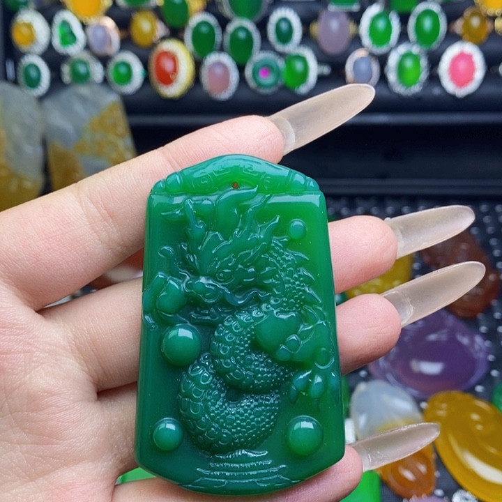 上***水玛瑙/玉髓未镶嵌颈饰