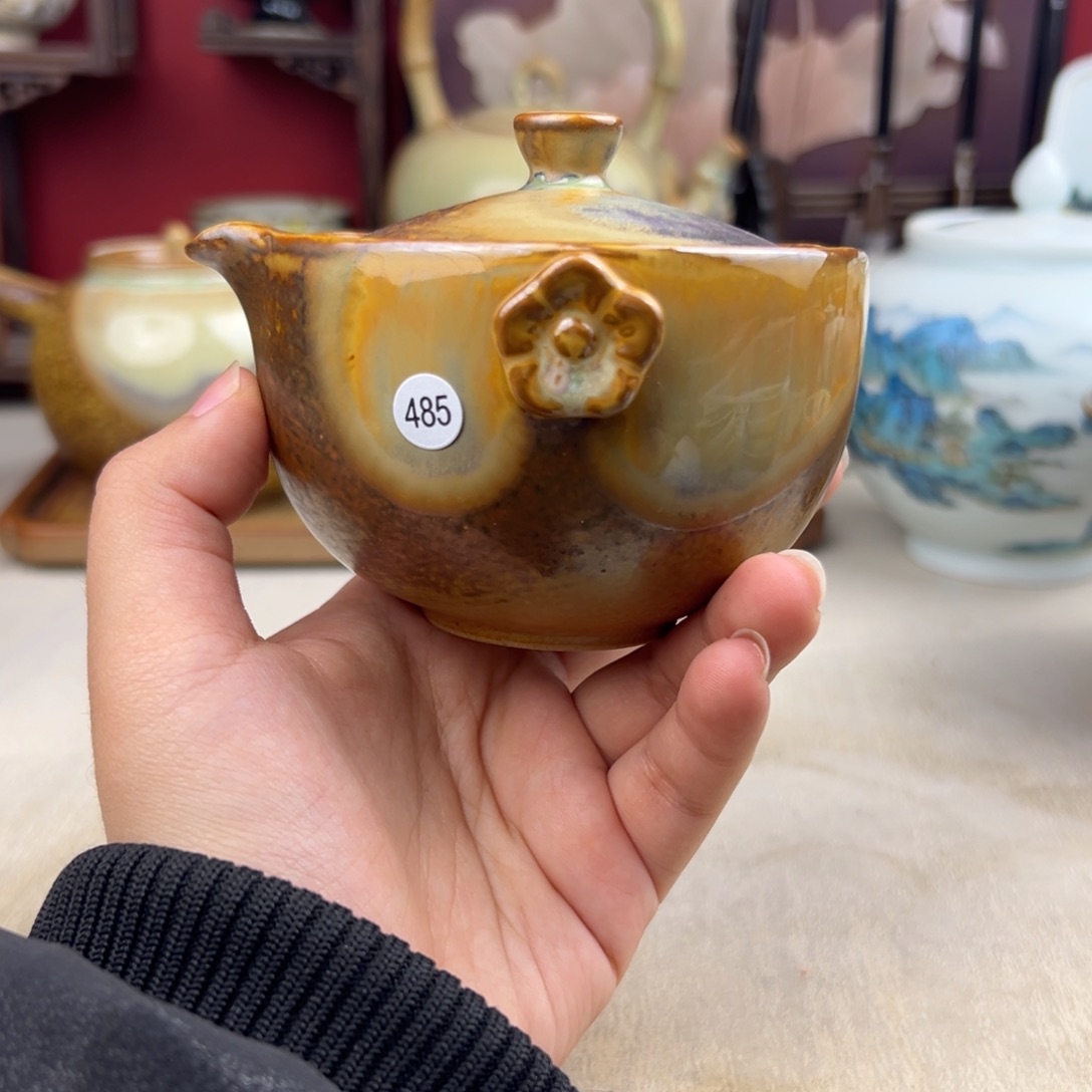 杯纯手工柴烧主人杯微瑕