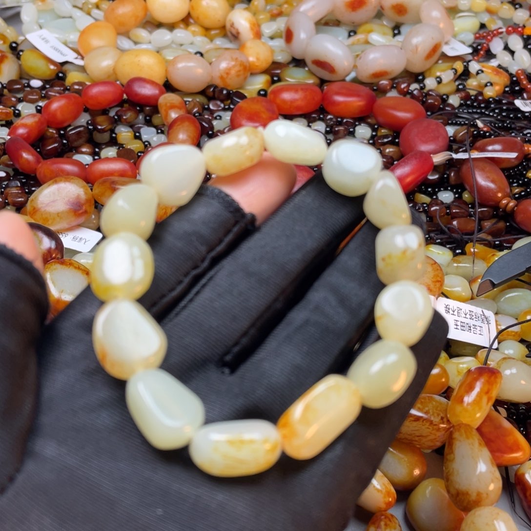 和田玉手链未镶嵌