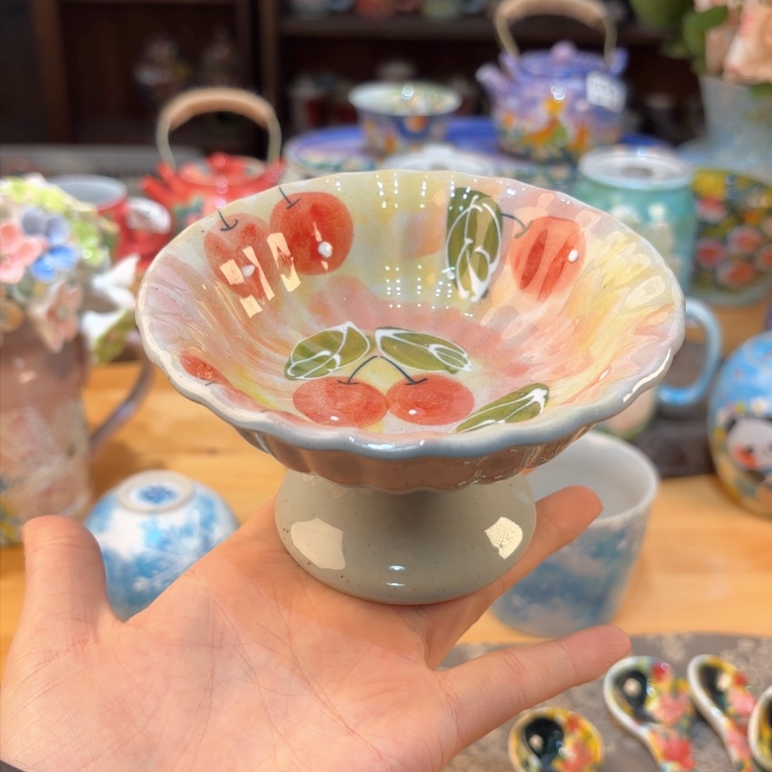 景德镇手绘高温釉下彩陶瓷茶具