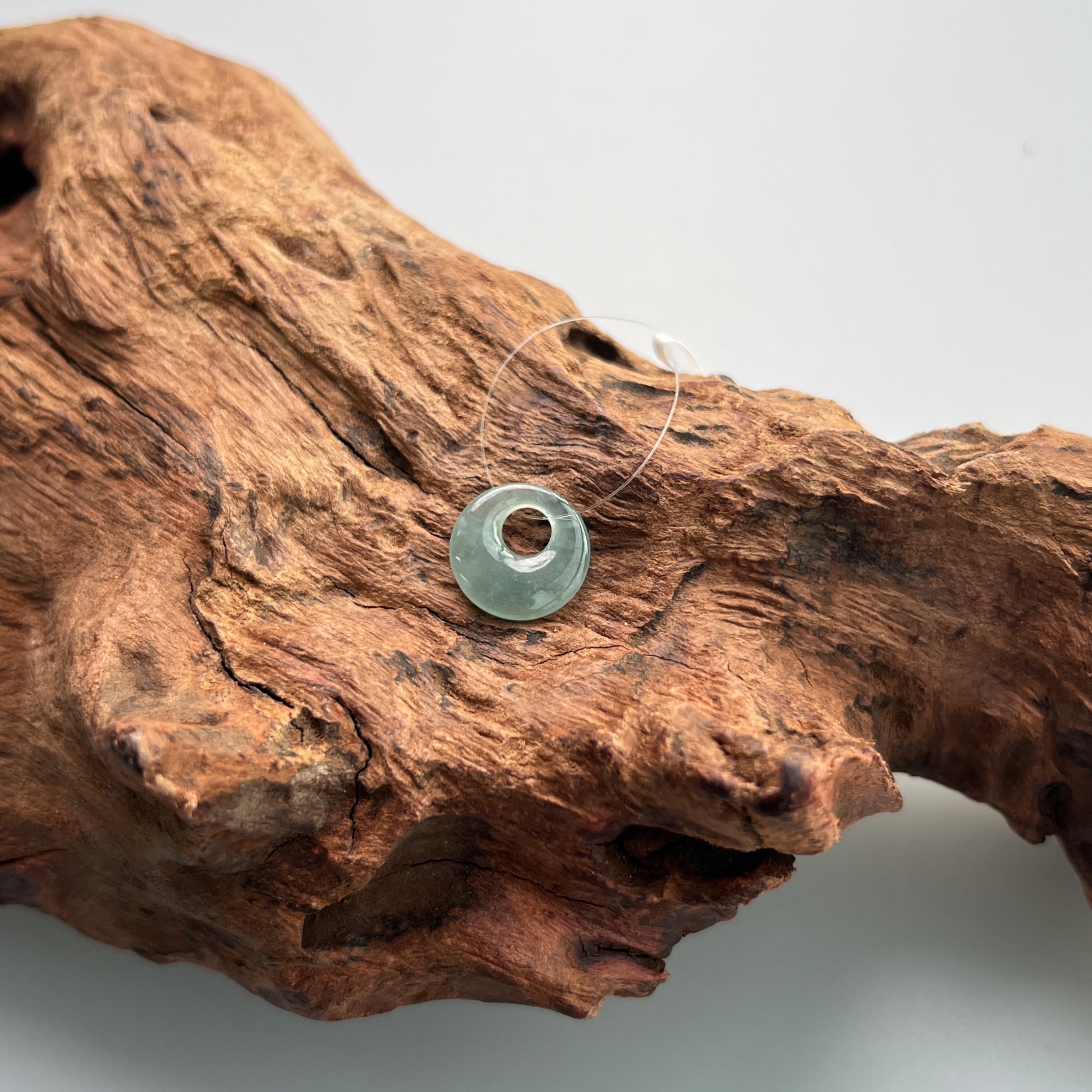 天然A货翡翠公主扣配件