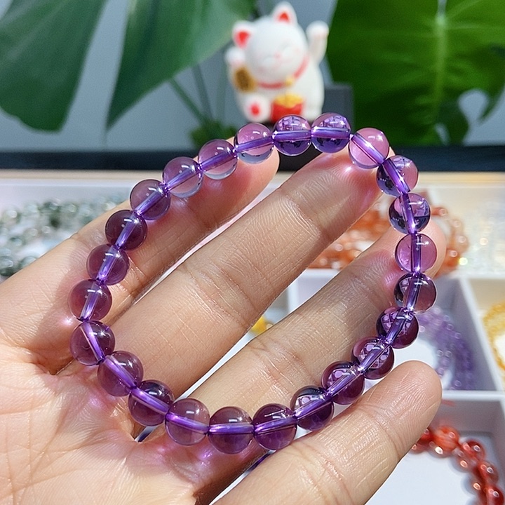 水晶手链未镶嵌紫水晶