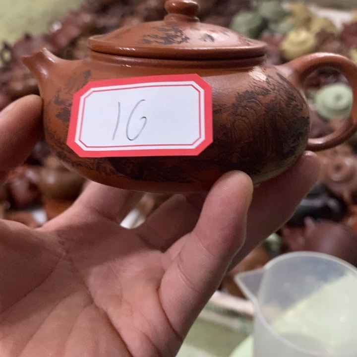 紫砂茶壶龙血砂寒江