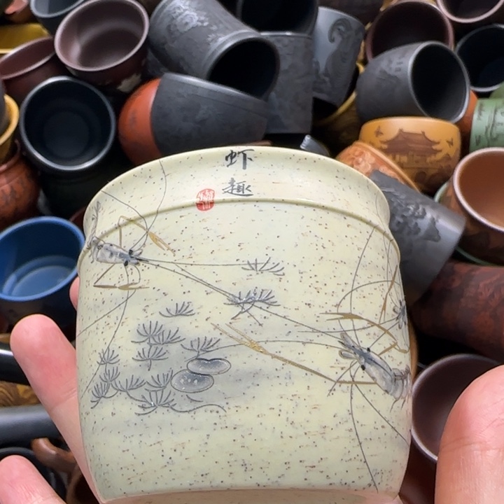 茶杯紫砂全手工紫砂