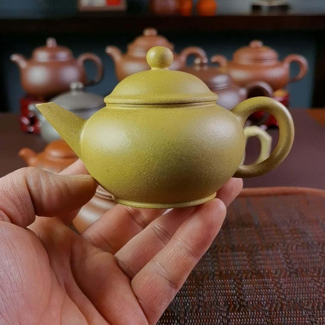 紫砂茶壶黄金段水平150CC