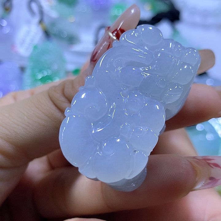 翡翠未镶嵌颈饰天然翡翠A货吊坠