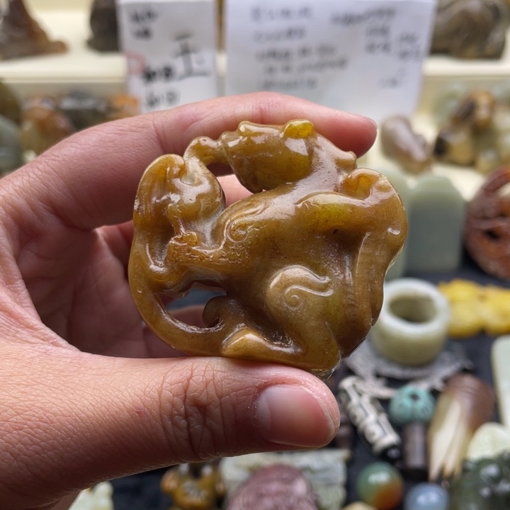 蛇纹石玉颈饰未镶嵌68