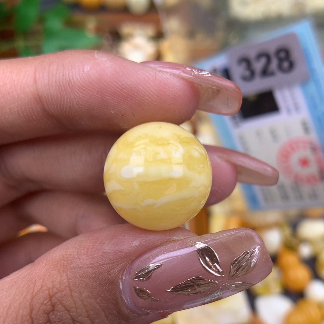 琥珀珠宝奇石未镶嵌16.8