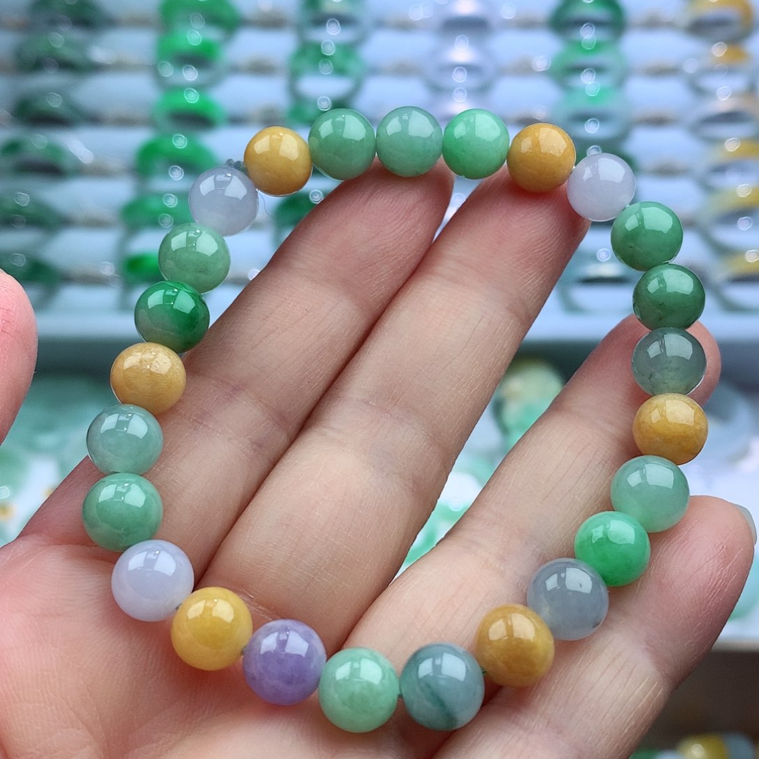 未镶嵌戒指翡翠手串