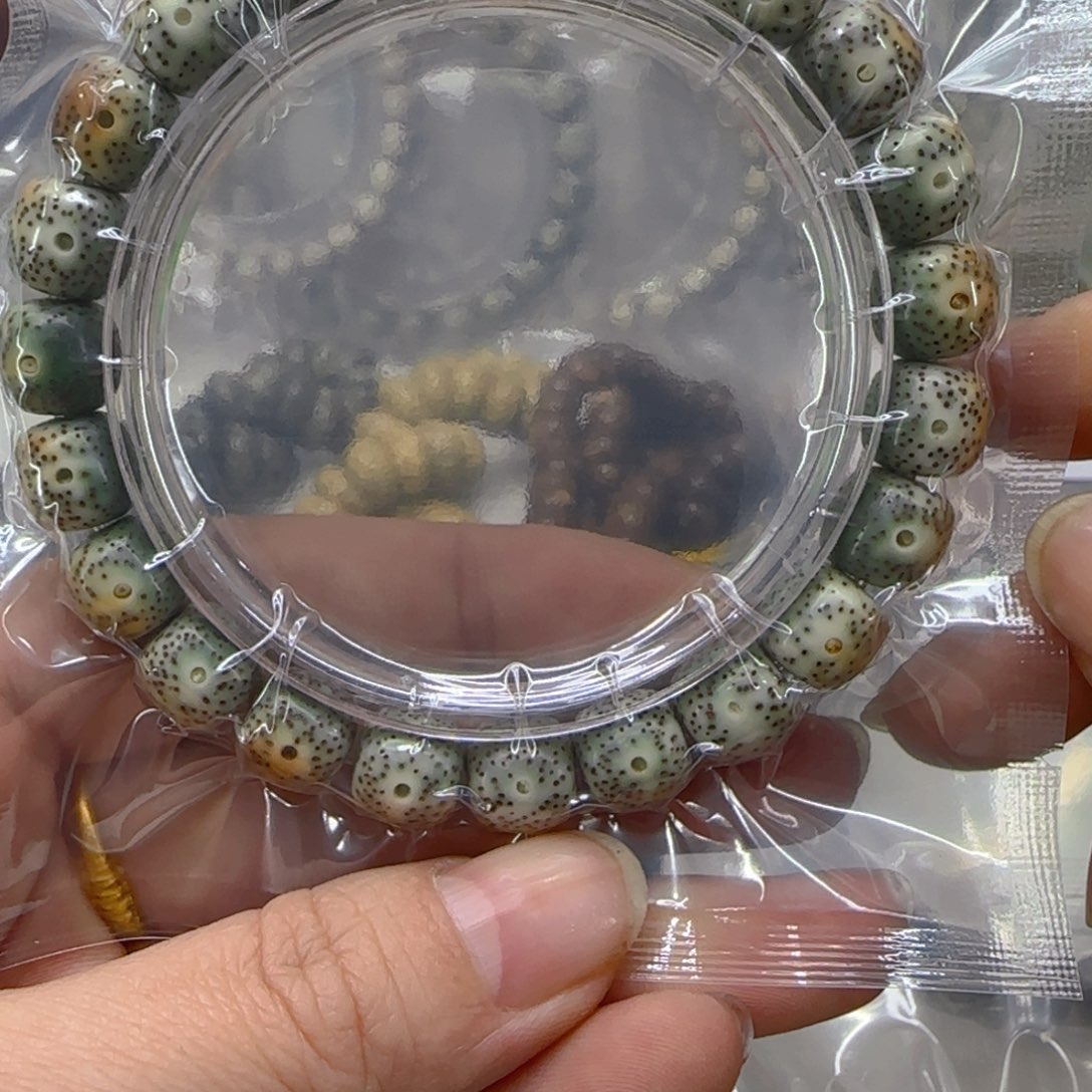 星月菩提手串176高端火烧云星月菩提1.0桶单圈