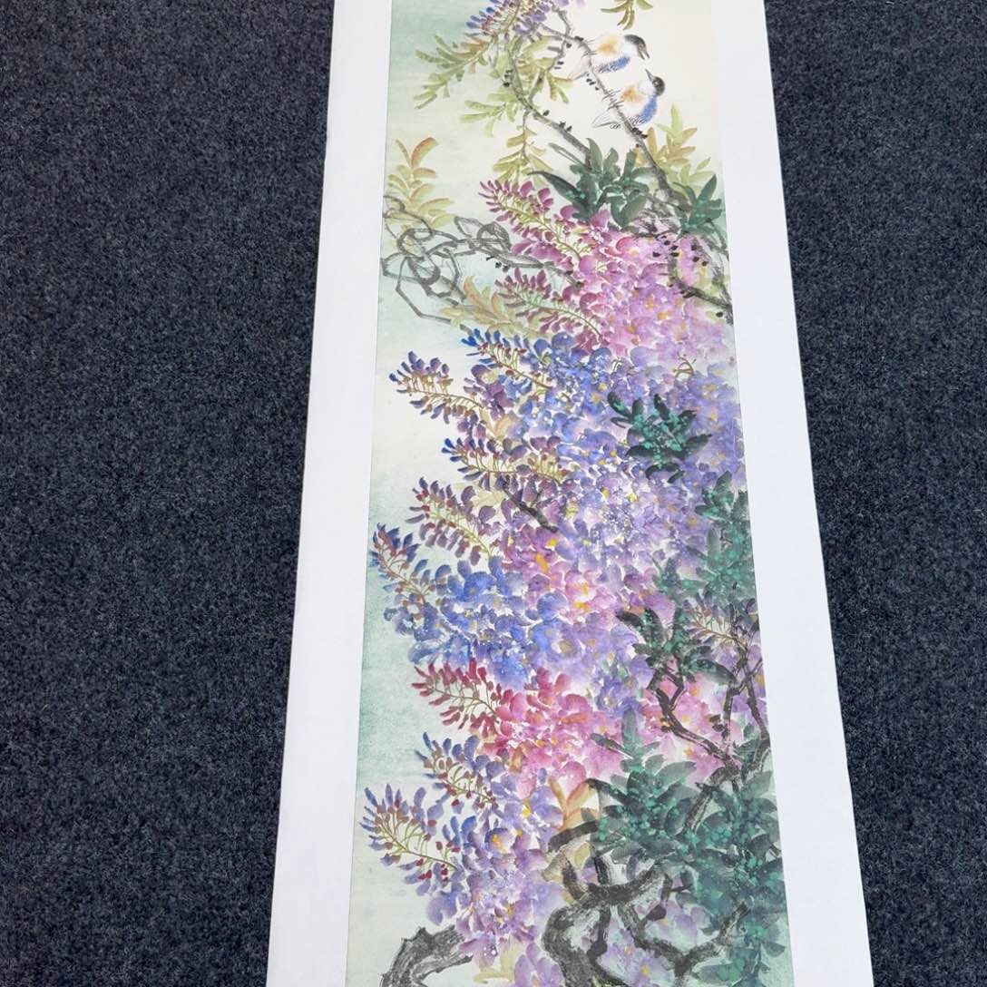 国画国画作品山水花鸟纯手绘