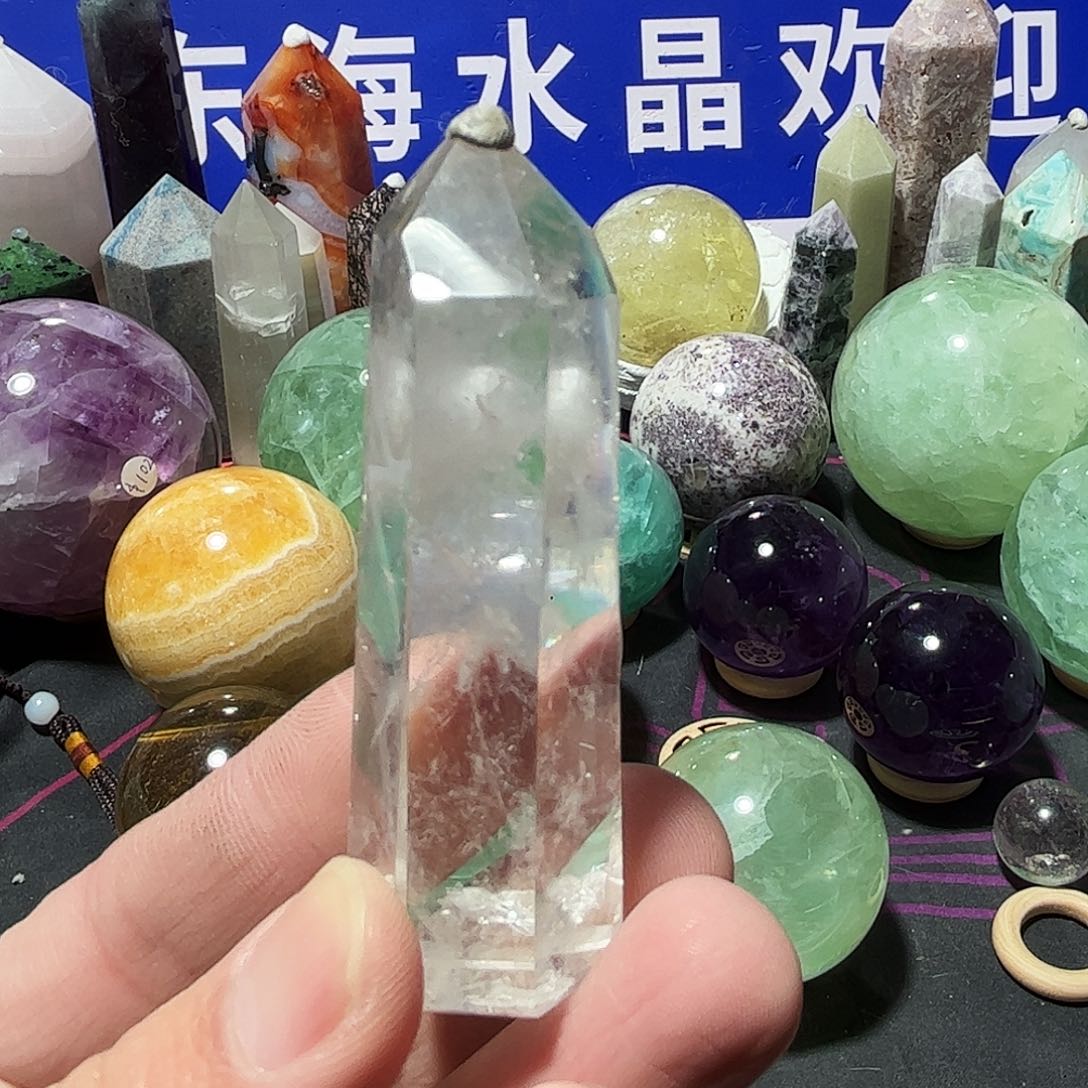 水晶天然水晶微瑕未镶嵌