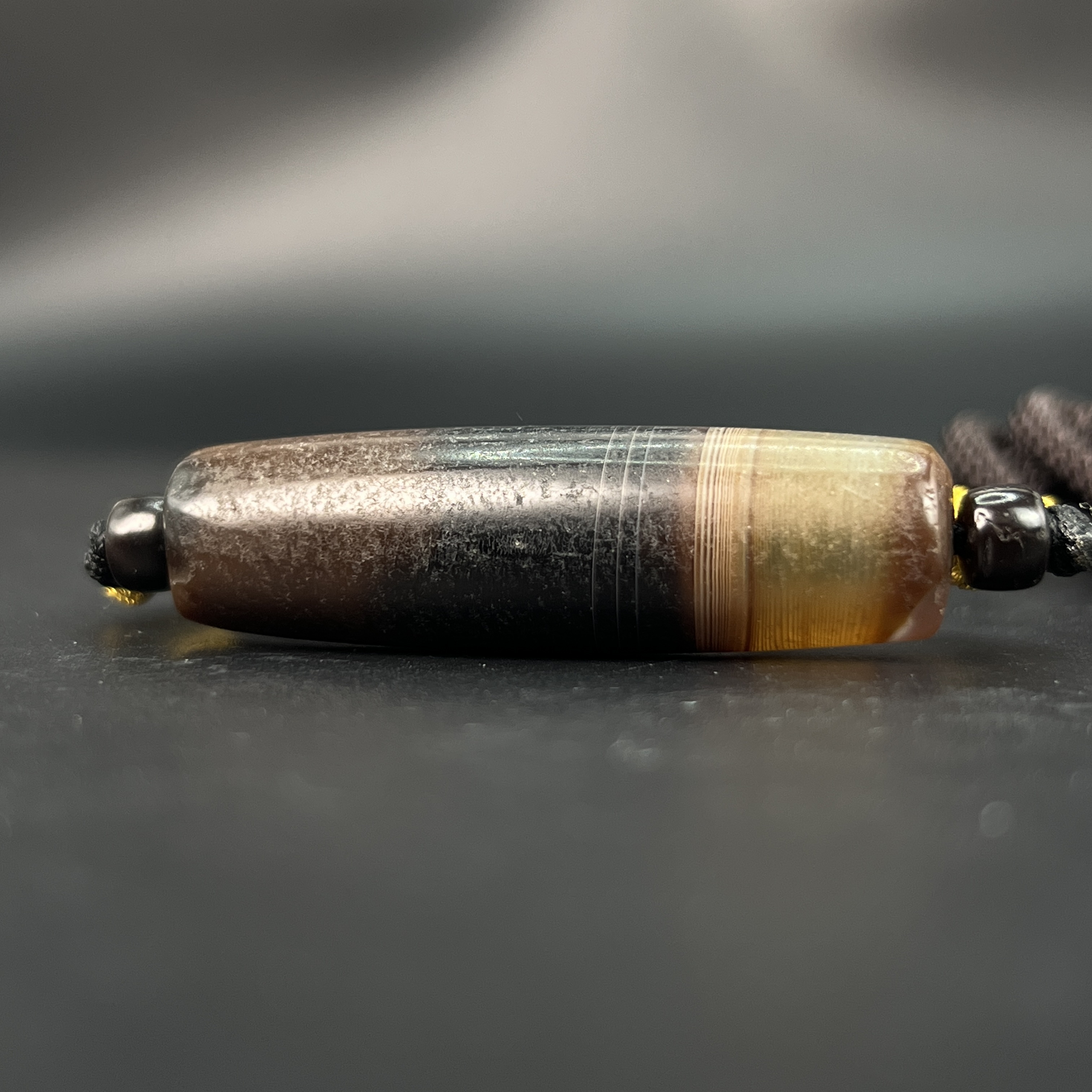 "民国 玛瑙珠/ DZ489798/ 古玩/收藏/德州文物"