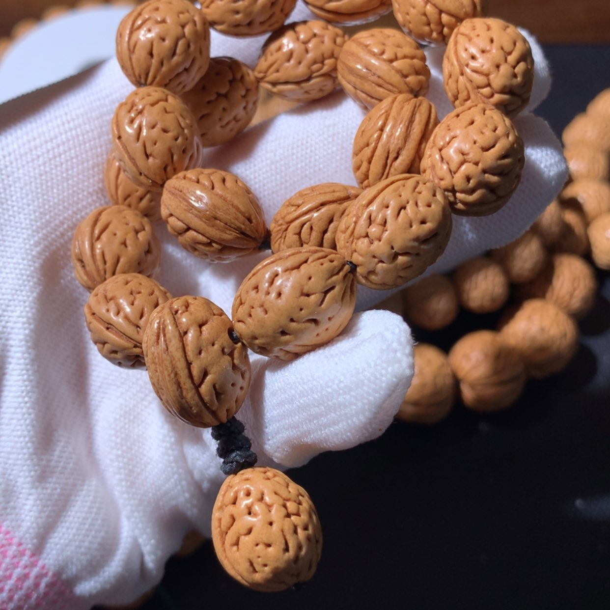 【闪购商品】桃核手串东北野生钱袋子桃核