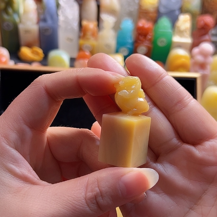 老挝石印石財*手工定制1.9厘米，马