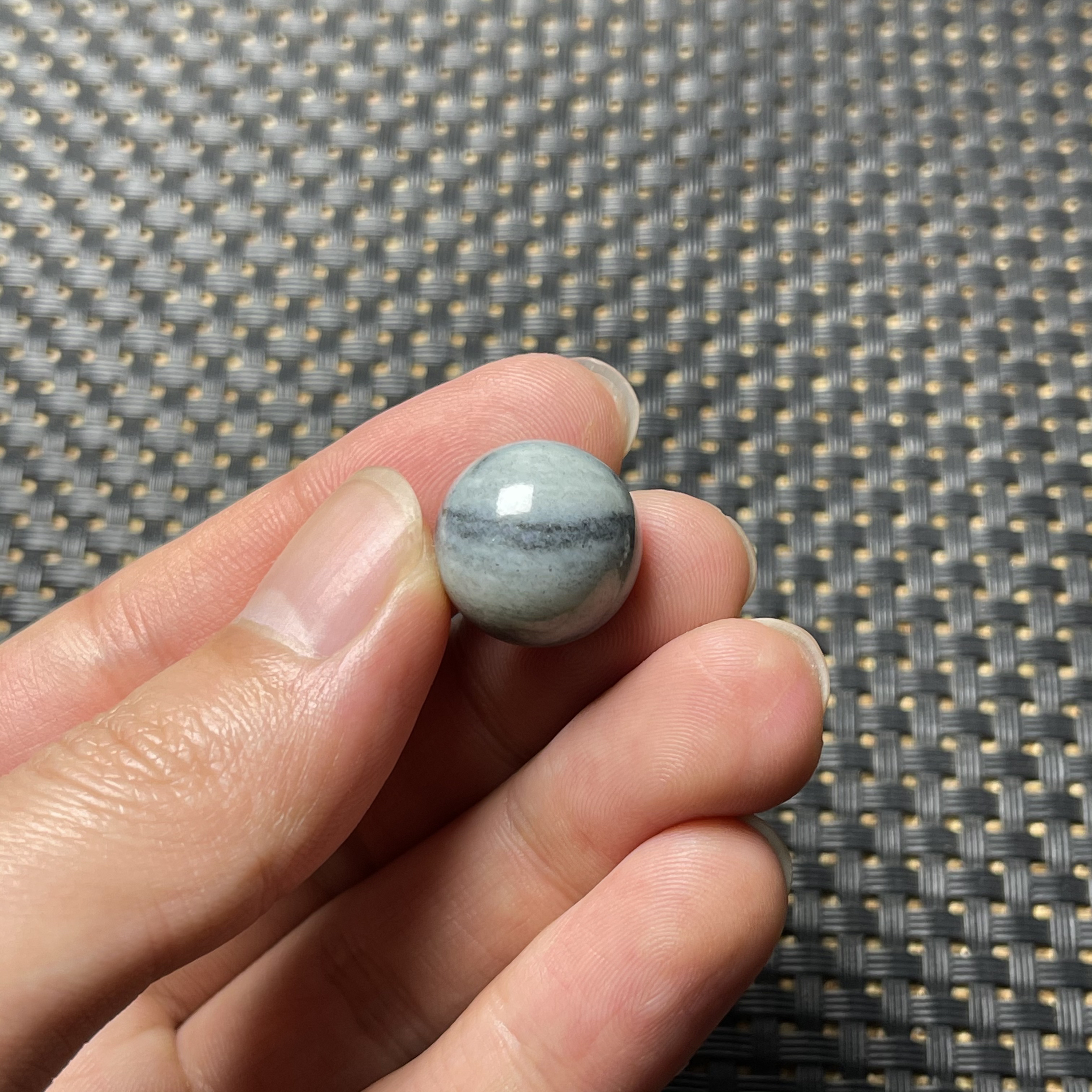 和田玉多宝配珠籽玉青花一线天卡16圆珠顶珠单珠散珠弟子珠diy润。