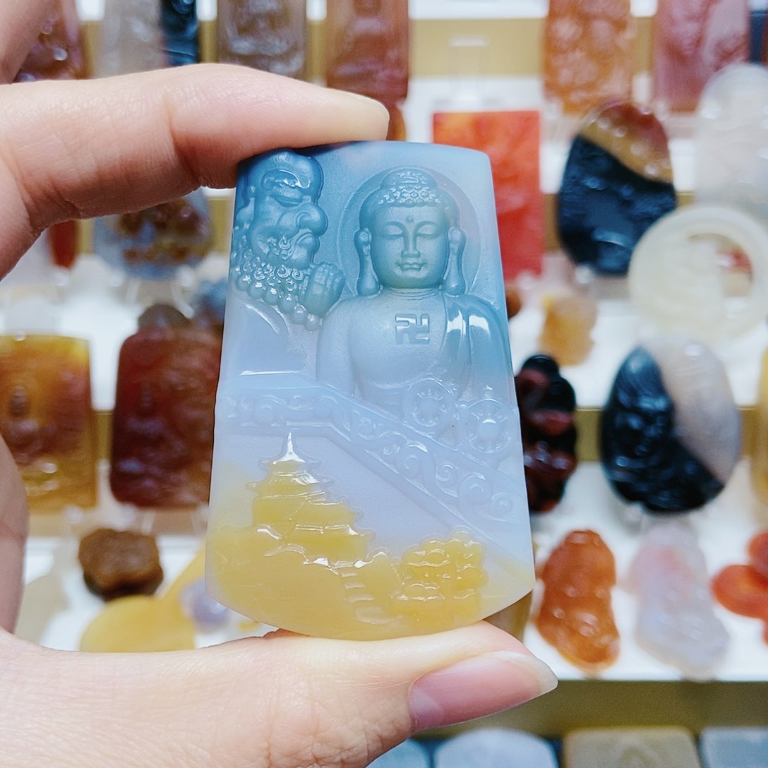 玛瑙/玉髓颈饰未镶嵌中*