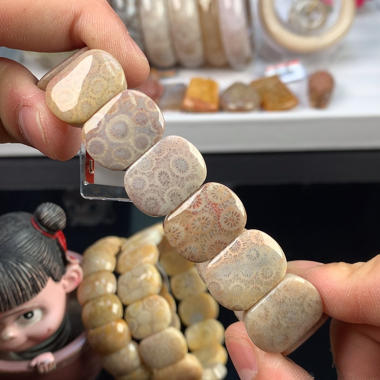 【闪购商品】硅化珊瑚（珊瑚玉）手镯未镶嵌3号