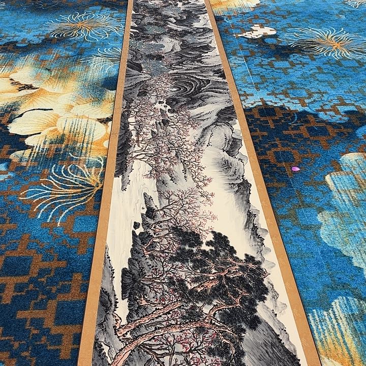 国画墨**年苏珊老师展览原作