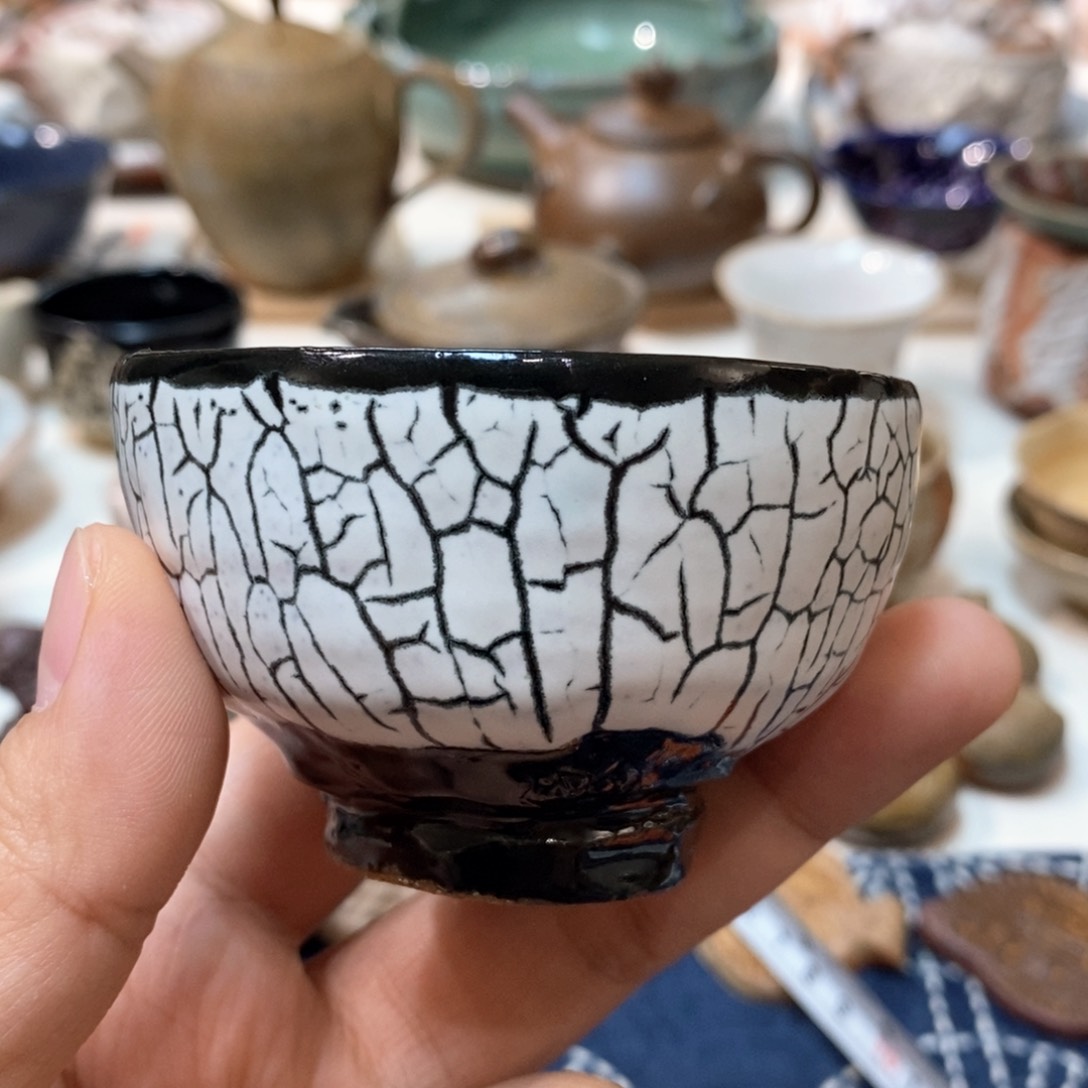 柴烧侘寂粗陶茶具