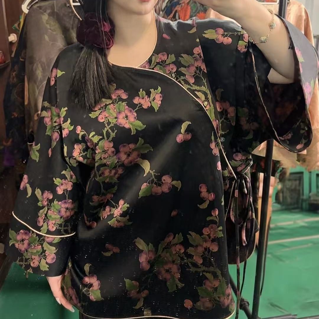 国风新中式太太服贵妇皮子55姆米