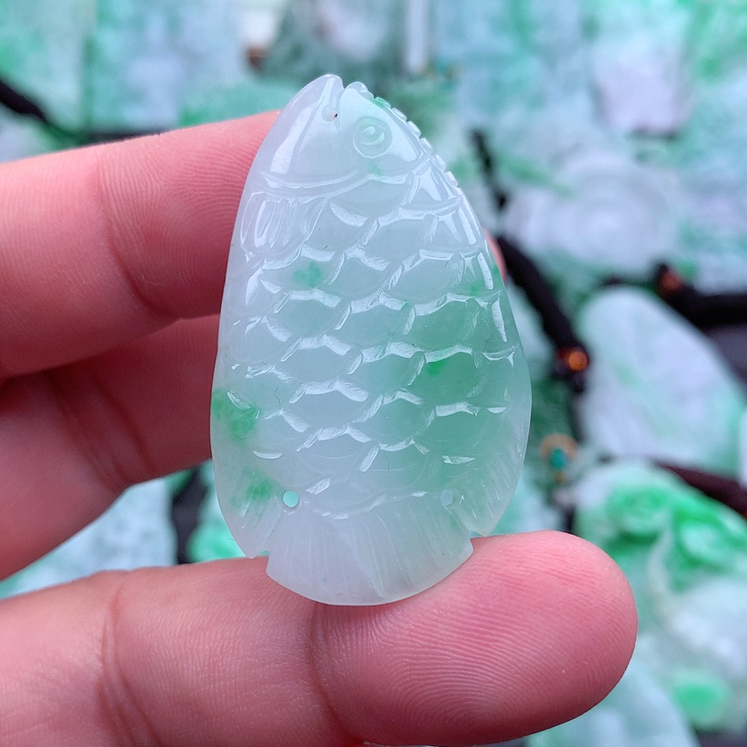 翡翠吊坠(不含链)未镶嵌