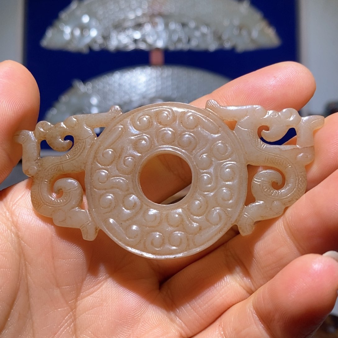 和田玉（糖玉）颈饰未镶嵌