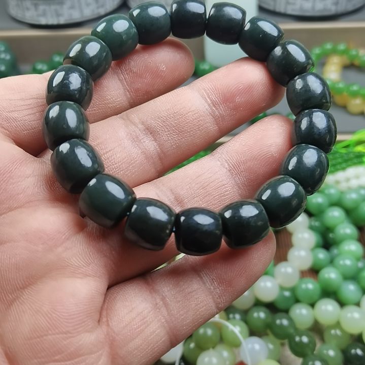 和田玉未镶嵌手链