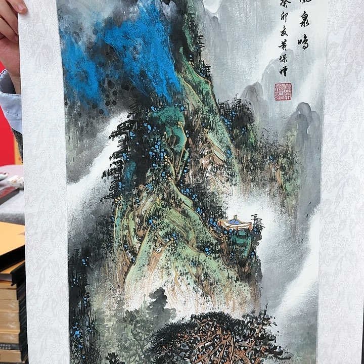 国画书法作品多次参加