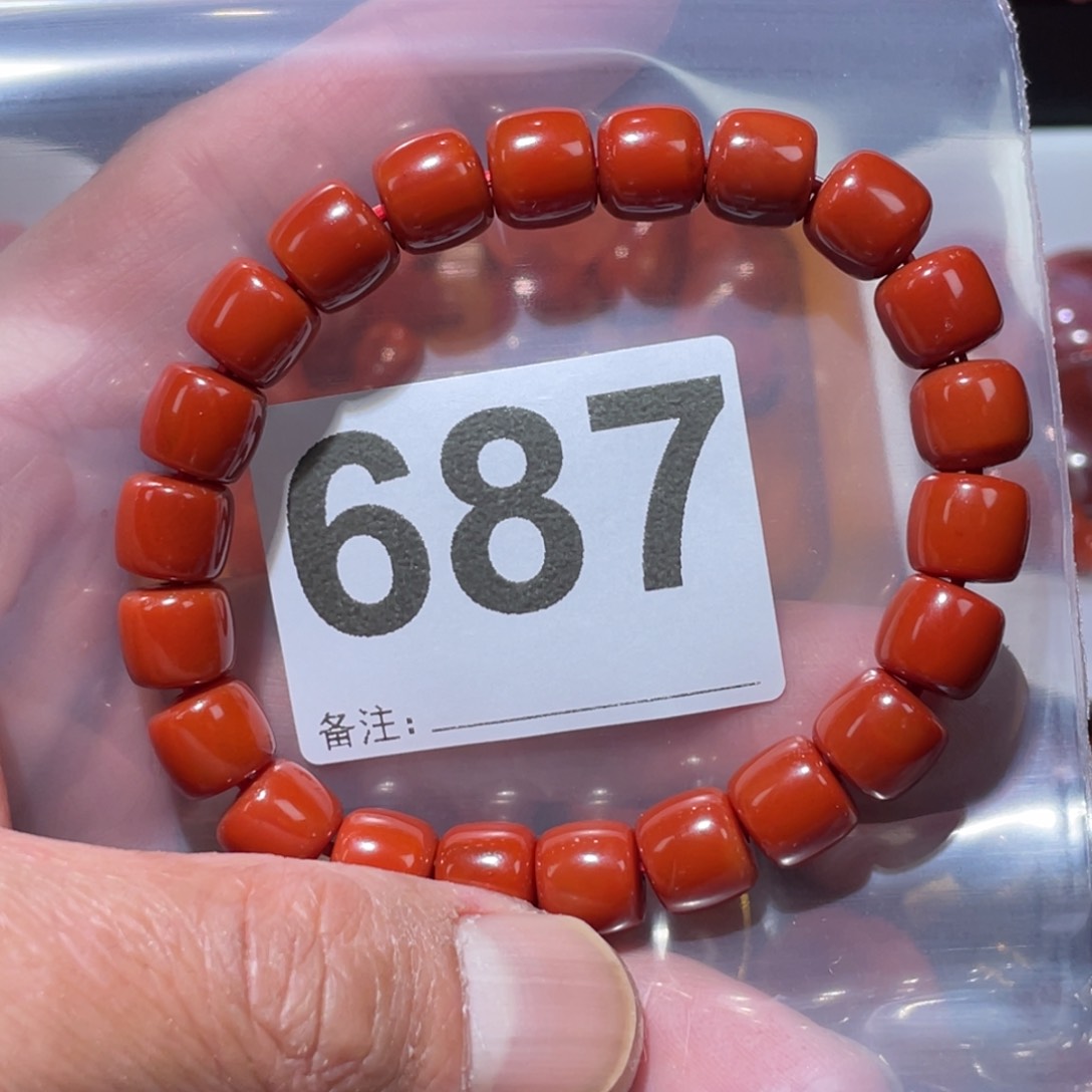 玛瑙/玉髓圆珠手串配珠未镶嵌