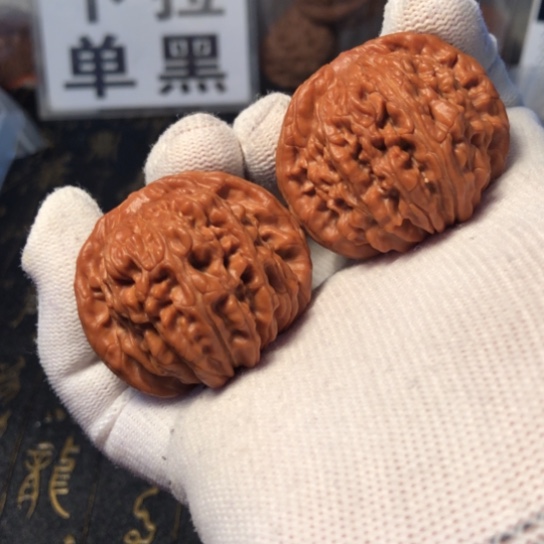 把件文玩核桃四座楼42mm