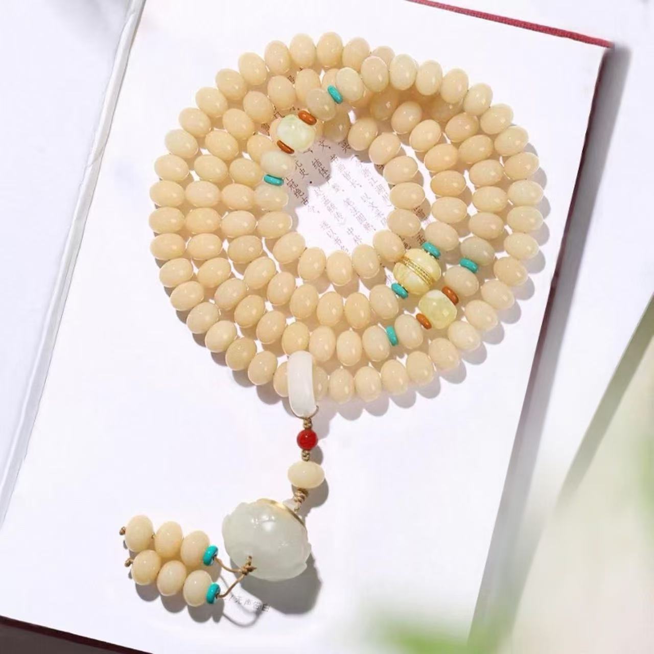 菩提轻奢多圈手串—-2622