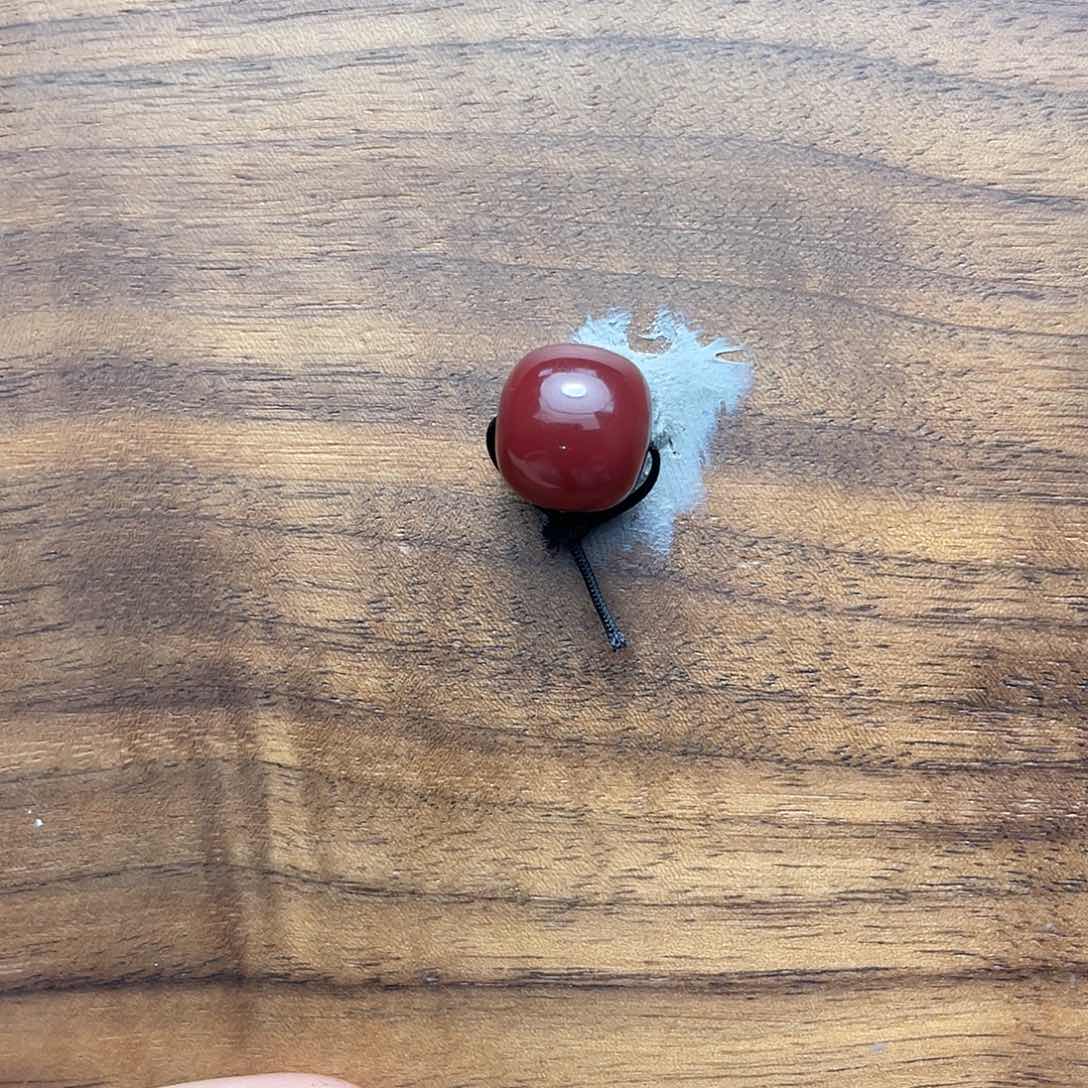 南红玛瑙11.2mm牛血小毕业未镶嵌s****r