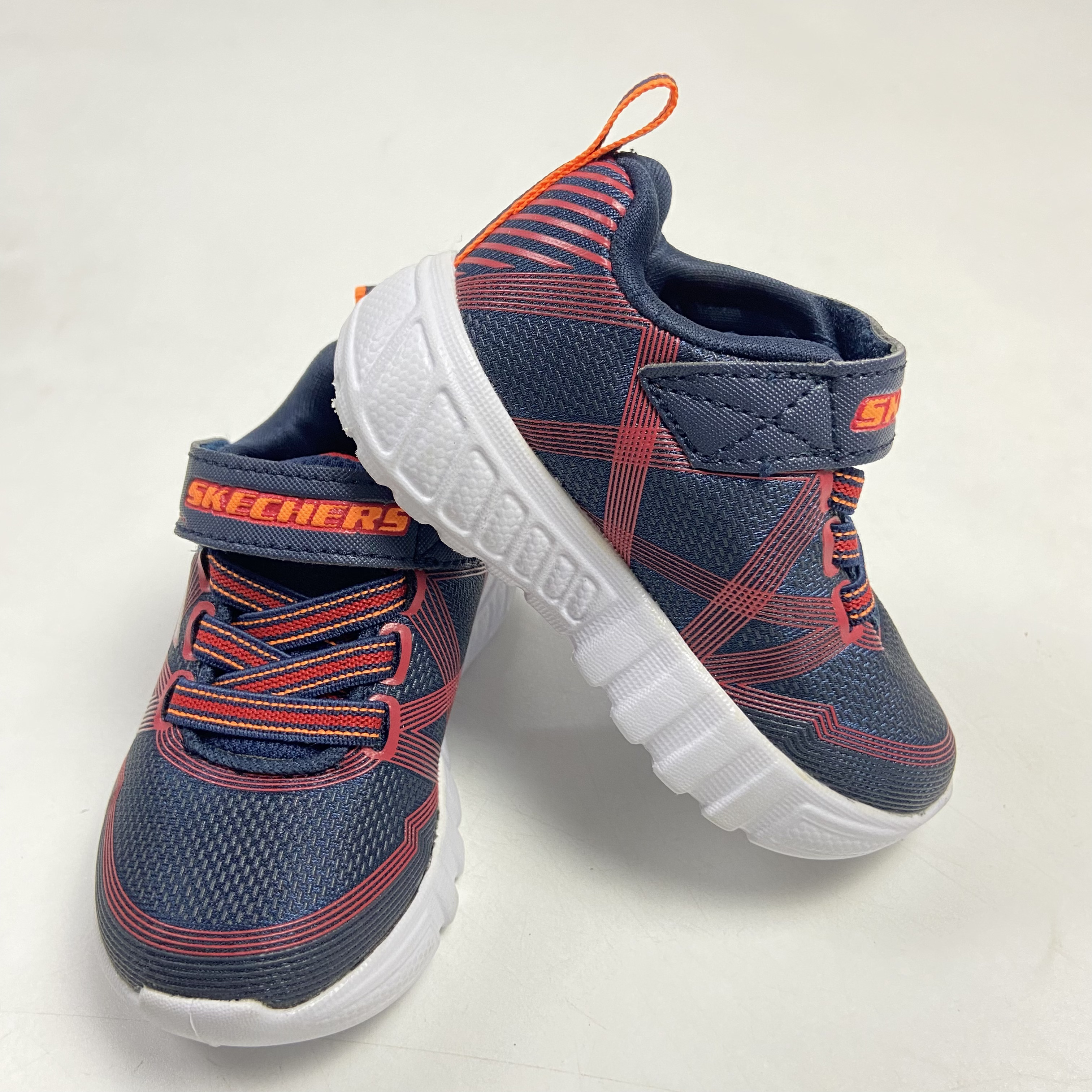 Skechers/斯凯奇男小童舒适透气低帮防滑运动休闲鞋90542N-
