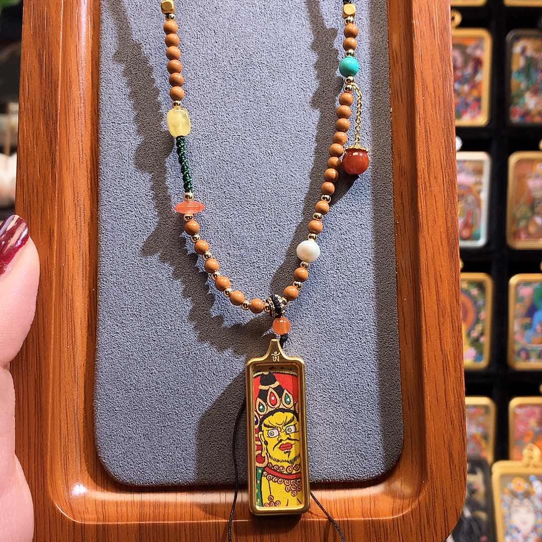 吊坠般若唐卡非遗传承