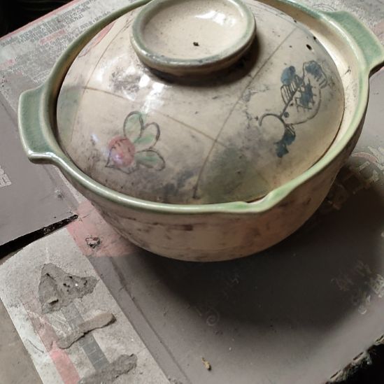 陶瓷手绘砂锅粗瓷一支