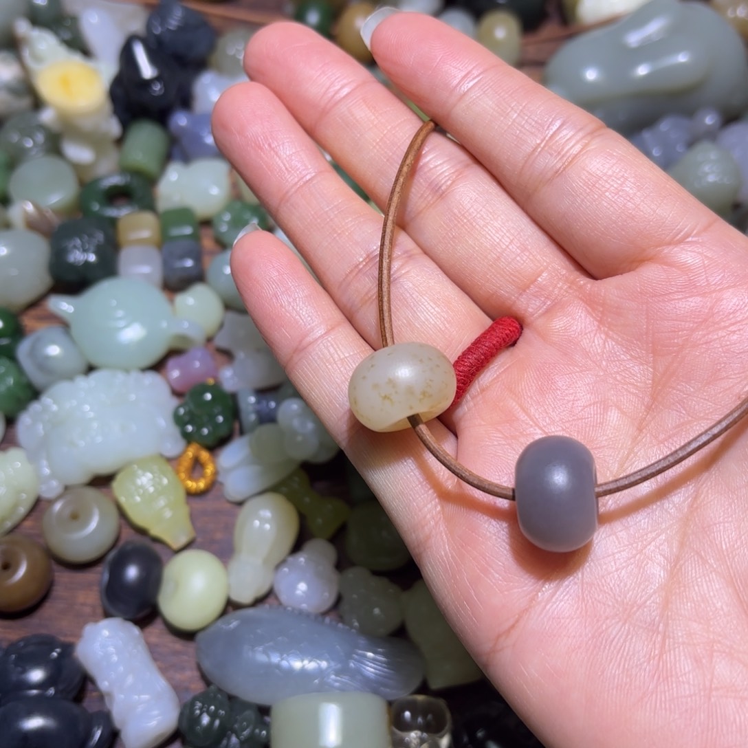 甜***圈和田玉未镶嵌珠宝半成品