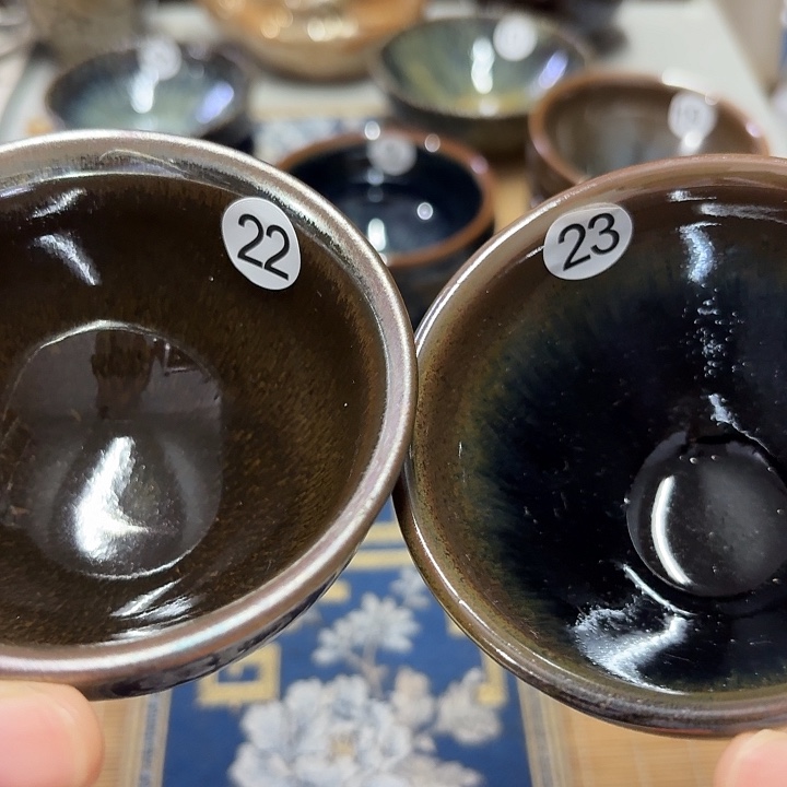 茶盏22，23 坚记茶盏摆件