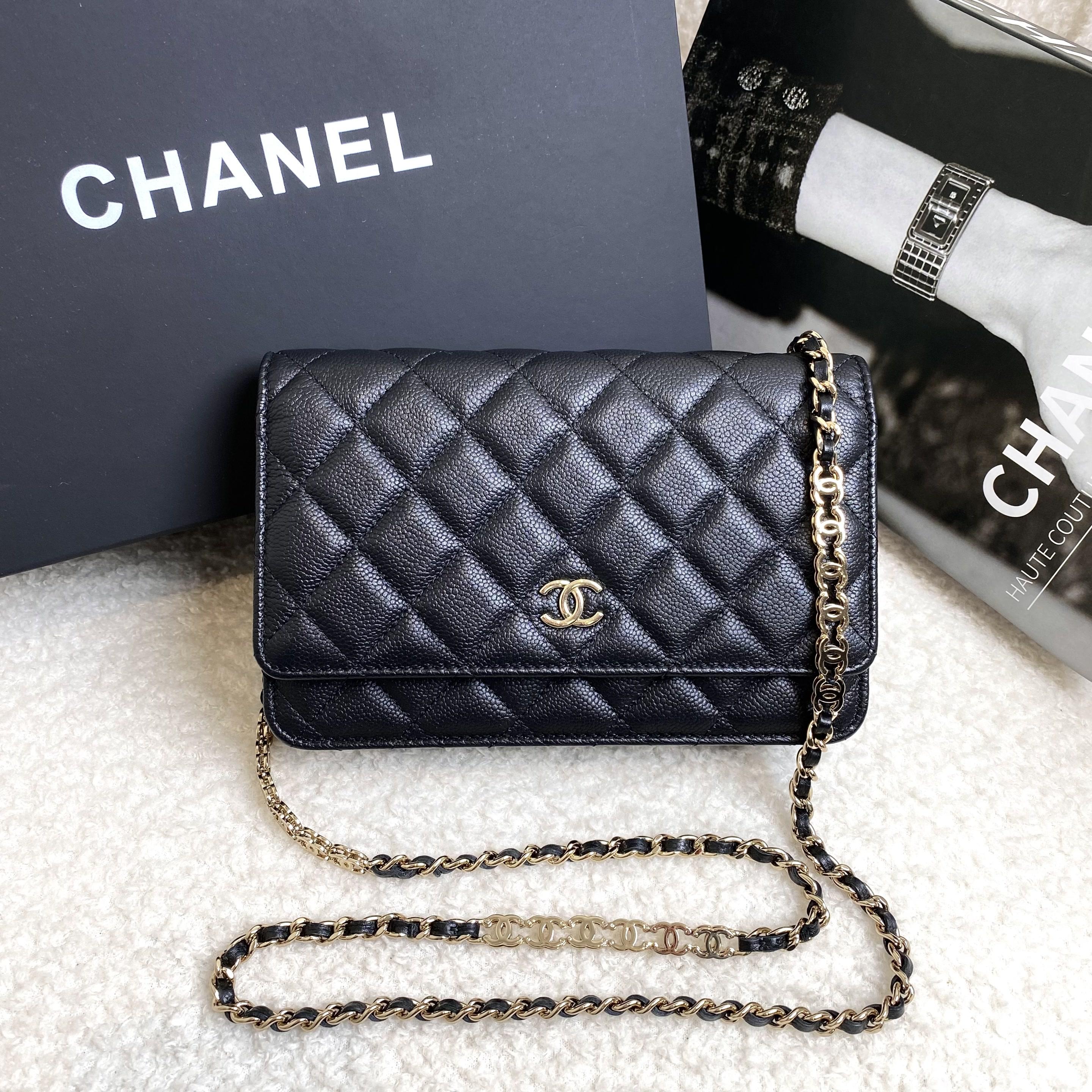 99新 Chanel/香奈儿 22P黑金双Cwoc/64682389/12期免息/代卖服务